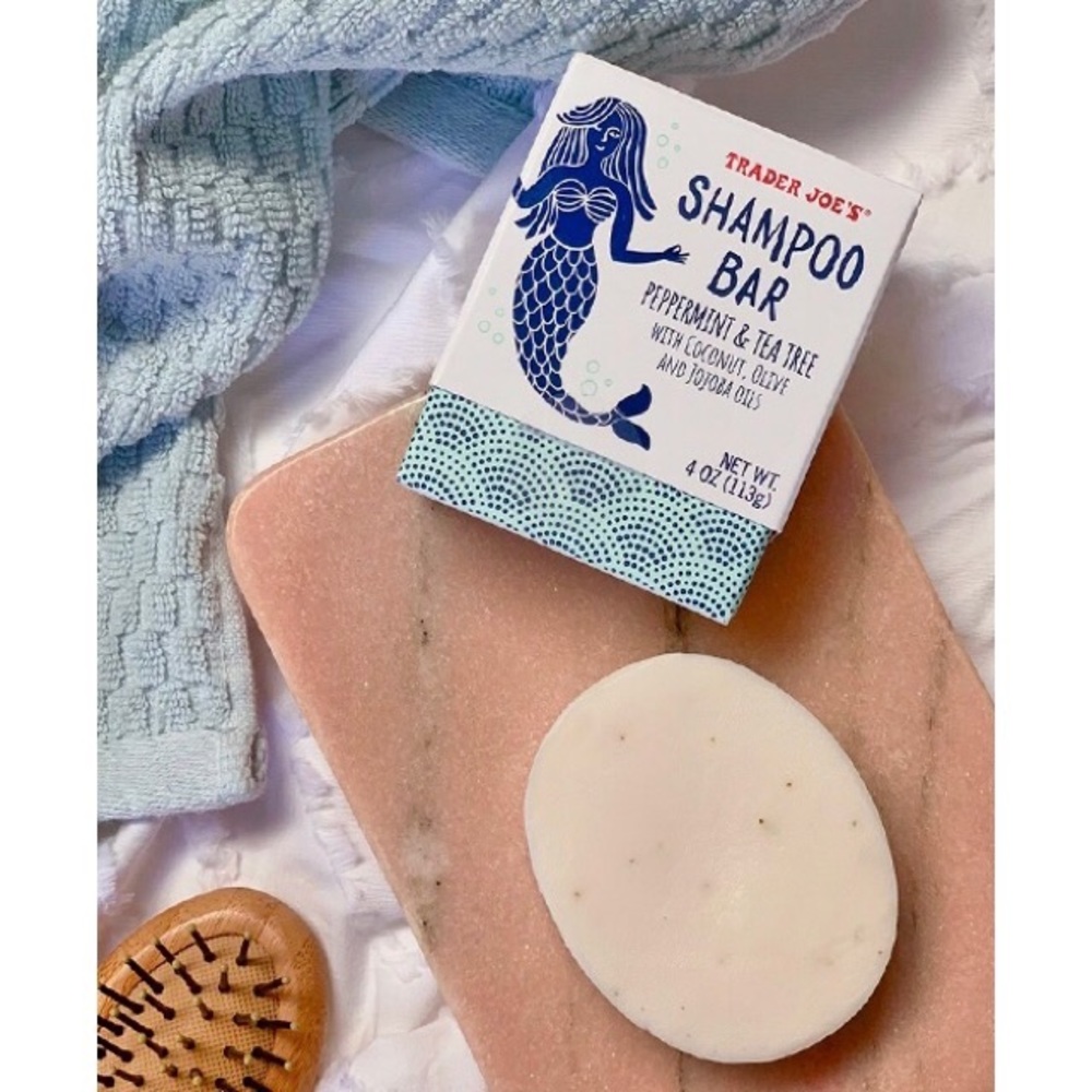 Peppermint & Tea Tree Shampoo Bar Olive Oil Jojoba